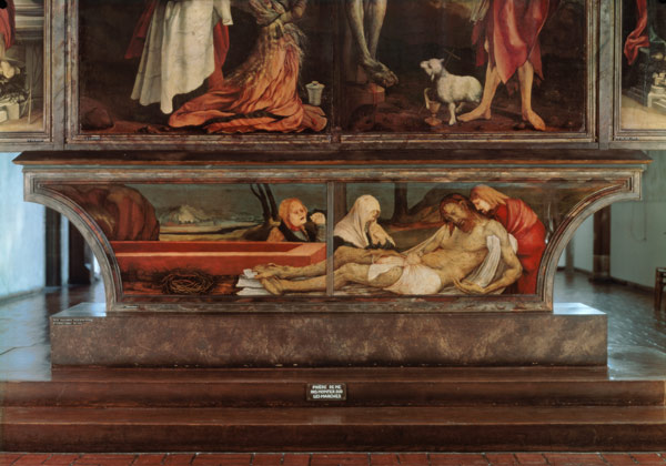 Isenheim Altar, Predella od Mathias (Mathis Gothart) Grünewald