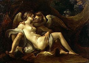 Cupido and psyche od Matthäus Gundelach