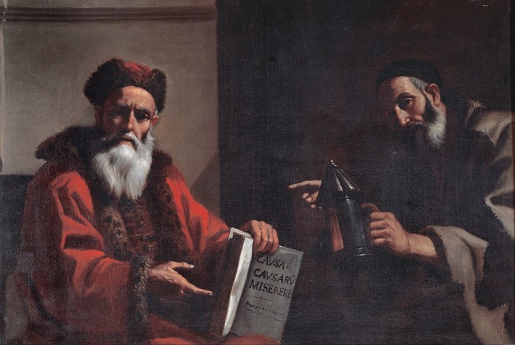 Diogenes and Plato od Mattia Preti