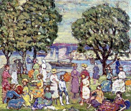 Gloucester Harbour od Maurice Brazil Prendergast