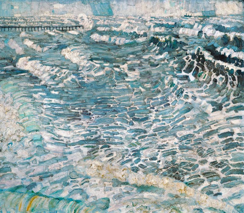 Große graue Wellen. 1905. od Max Beckmann