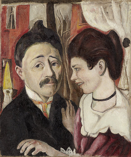Portait of the married couple Carl. 1918 od Max Beckmann