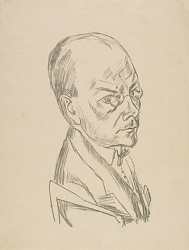 Portrait of Georg Swarzenski. 1921 od Max Beckmann