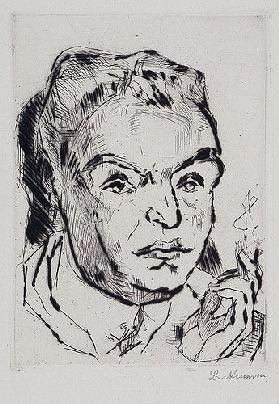 Portrait of Kasimir Edschmid. 1917