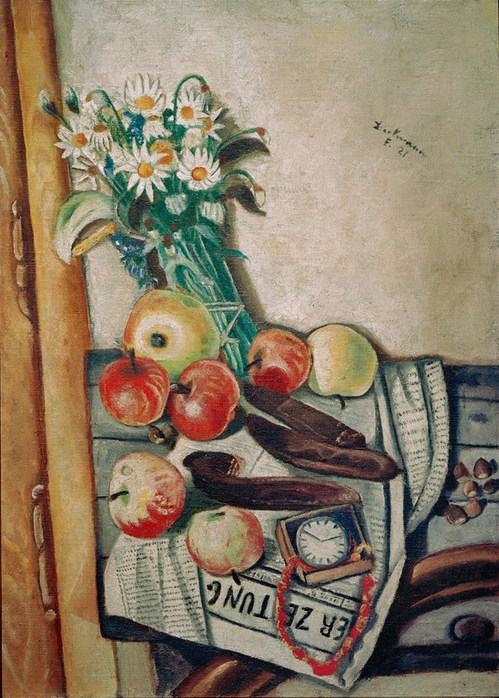 Stilleben mit Margeriten od Max Beckmann