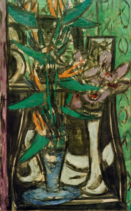 Still life with strelizia od Max Beckmann