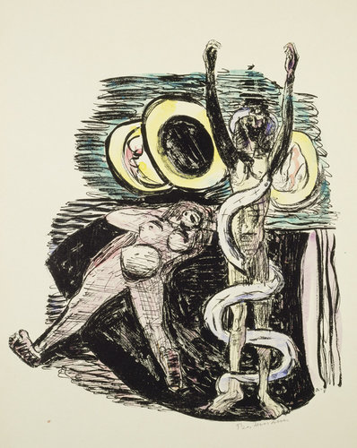 The Fall of Man from Day and Dream. 1946 od Max Beckmann