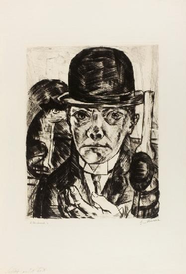 Self-Portrait in Bowler Hat