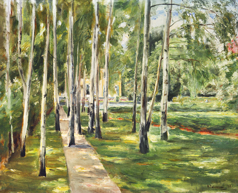 the birchavenue at the Wannsee-garden od Max Liebermann