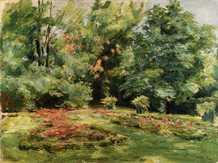 the flowerterrace in the wannsee-garden od Max Liebermann