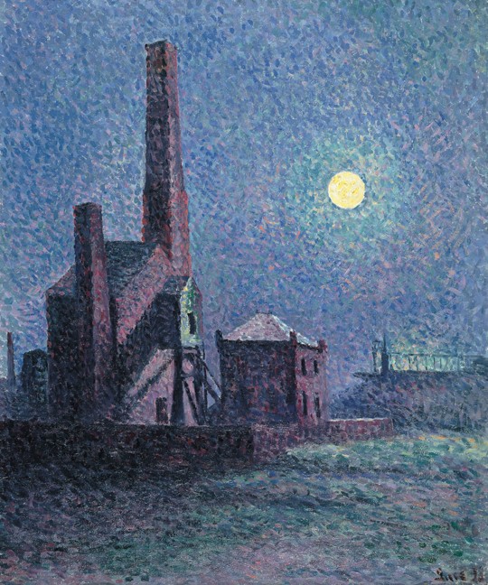 Factory in the Moonlight od Maximilien Luce