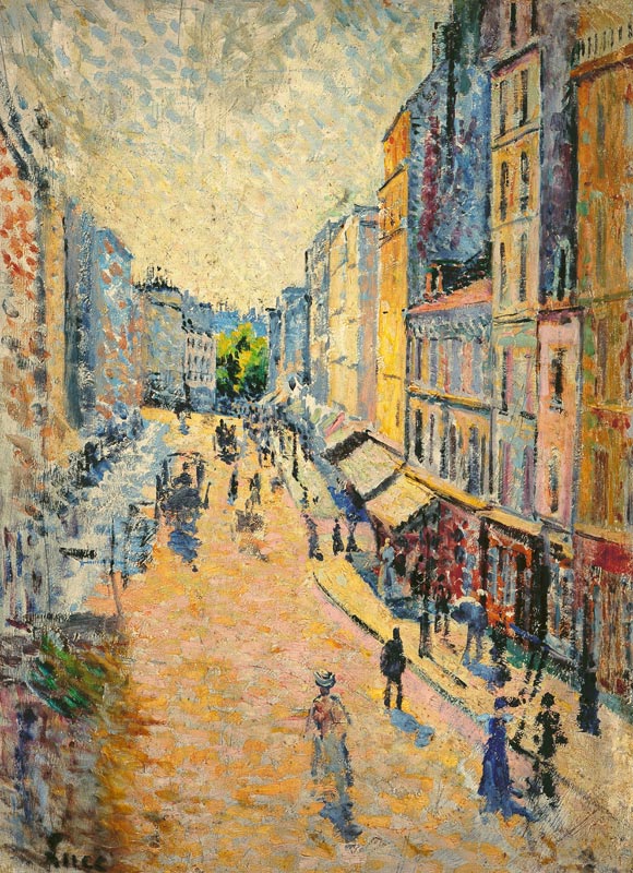 The Rue of the Abbesses. od Maximilien Luce