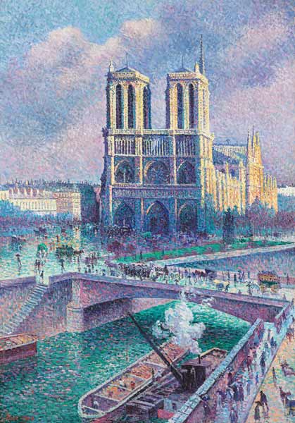 Notre Dame, Paris od Maximilien Luce