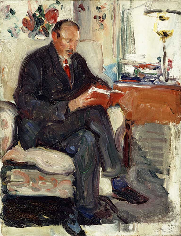 Portrait of Ernest Lawson od May Wilson Preston