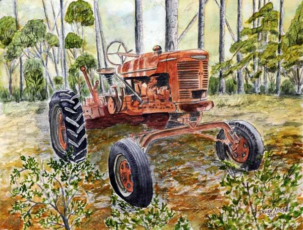 Old tractor