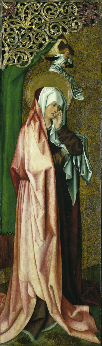 The Virgin Mary Mourning od Meister der Stalburg-Bildnisse