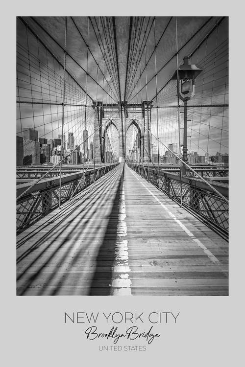 V centru pozornosti: NEW YORK CITY Brooklynský most od Melanie Viola