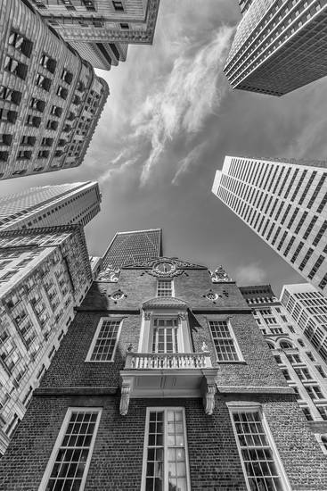 BOSTON Old State House | Monochromatické fotografie