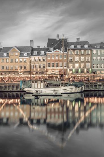 Kodaňský vintage večer v Nyhavnu 