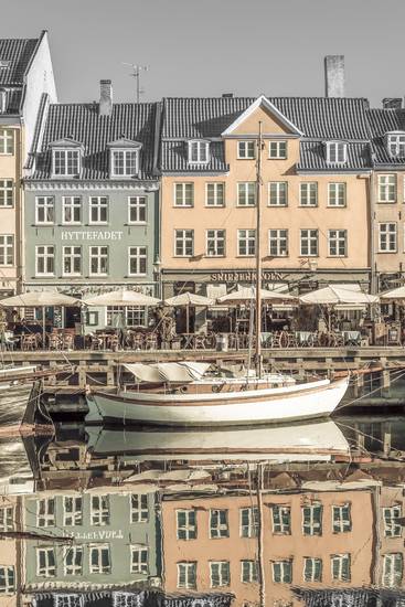 Kodaňské vintage ticho v Nyhavnu