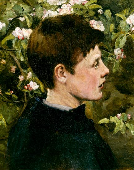 Head of a Boy od Mia Arnesby Brown