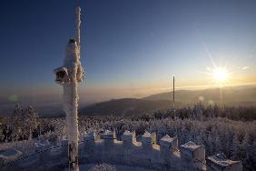 Sonnenaufgang am Kickelhahn