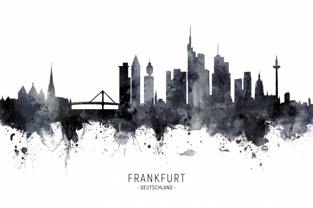 Frankfurt Germany Skyline od Michael Tompsett