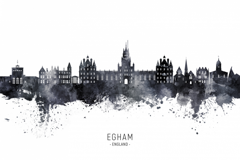 Egham England Skyline od Michael Tompsett