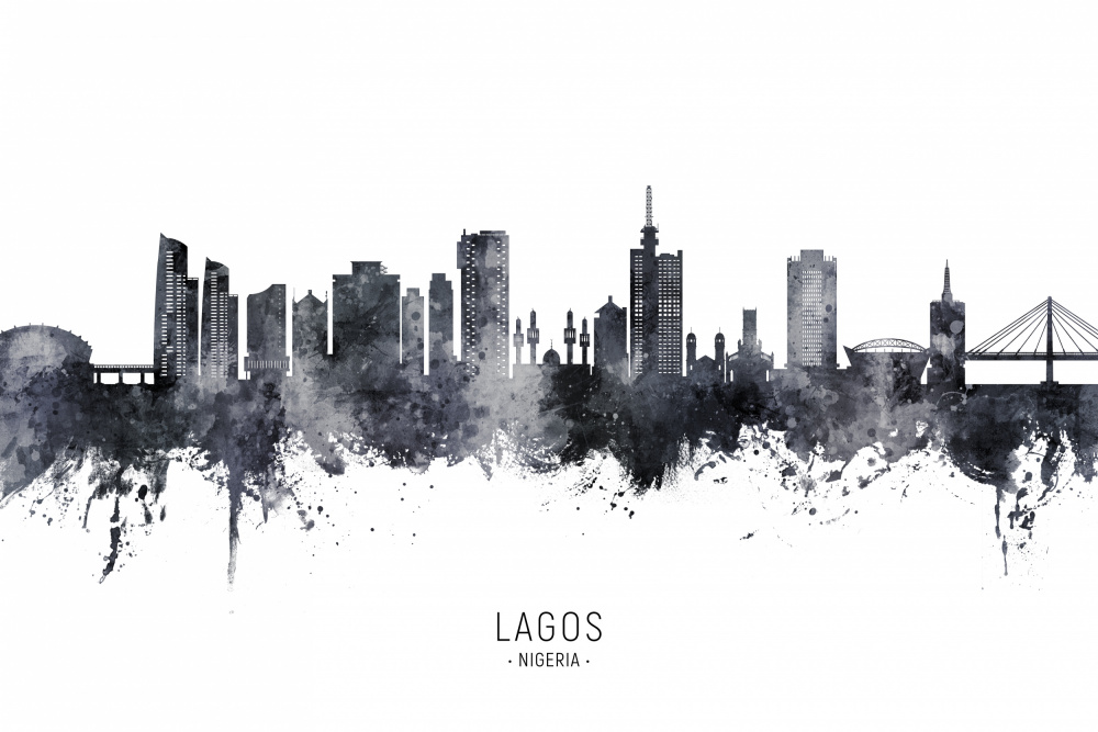 Lagos Nigeria Skyline od Michael Tompsett