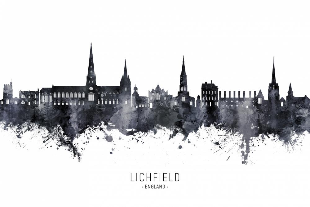 Lichfield England Skyline od Michael Tompsett
