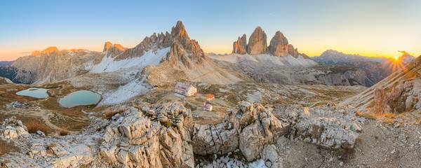 Drei Zinnen in Südtirol Panorama od Michael Valjak