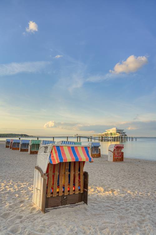 Strandkörbe am Timmendorfer Strand od Michael Valjak