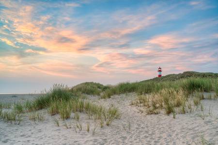 Sonnenaufgang am Ellenbogen auf Sylt