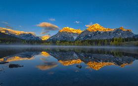 A Perfect Morning in Canadian Rockies