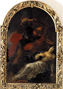 The martyrdom of St. Barbara od Michal Leopold Willmann