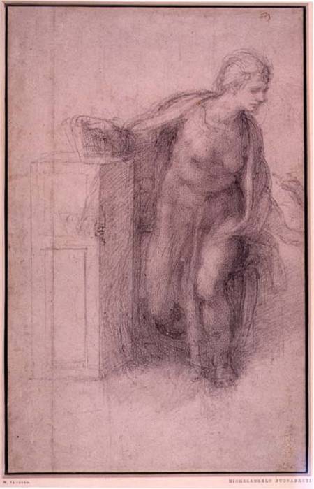 Figure Study od Michelangelo (Buonarroti)