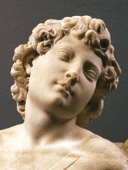 Head of the 'Manhattan' Cupid od Michelangelo (Buonarroti)