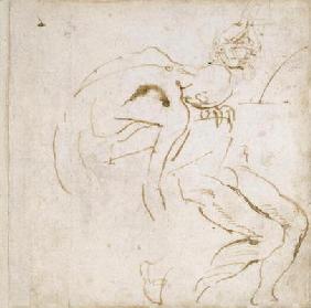 Figure Study, c.1511 (pen & ink on paper)