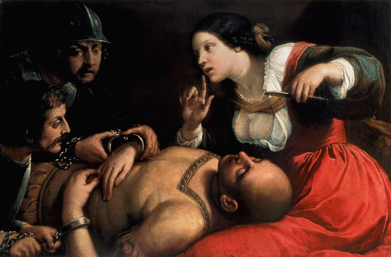 Samson and Delilah od Michelangelo Caravaggio