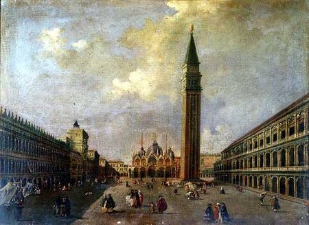 St. Mark's Square with the Campanile od Michele Marieschi