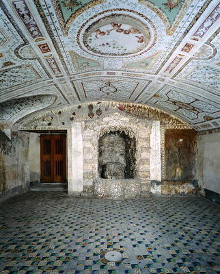 Interior view of the cellar, Villa Medicea di Careggi (photo) od Michelozzo  di Bartolommeo
