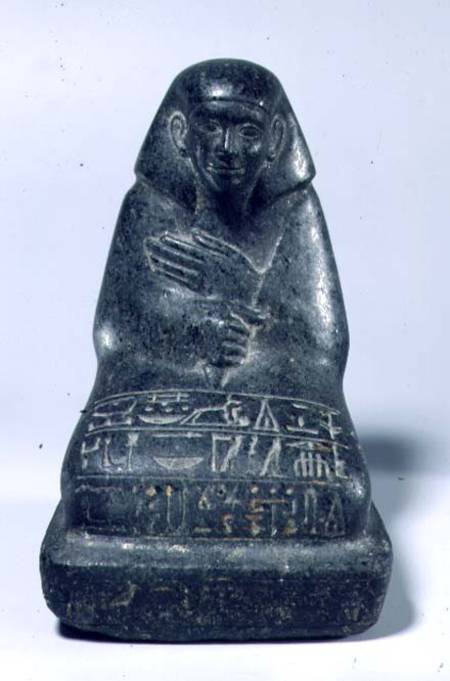 Seated figure of Senpu od Middle Kingdom Egyptian