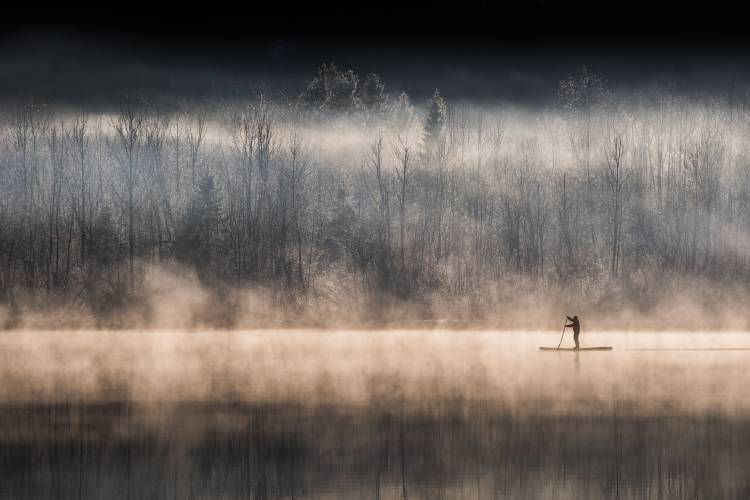 Suping on Bohinj lake od Miha Pavlin