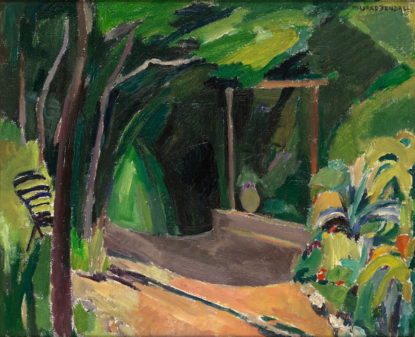 Un coin de jardin, c od Mildred Bendall