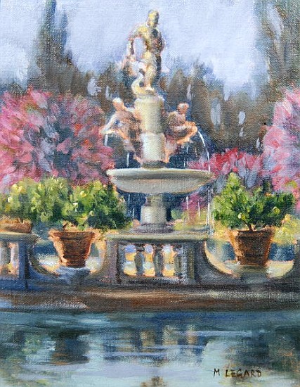 Fountain, Boboli Gardens, Florence (oil on canvas)  od Miranda  Legard