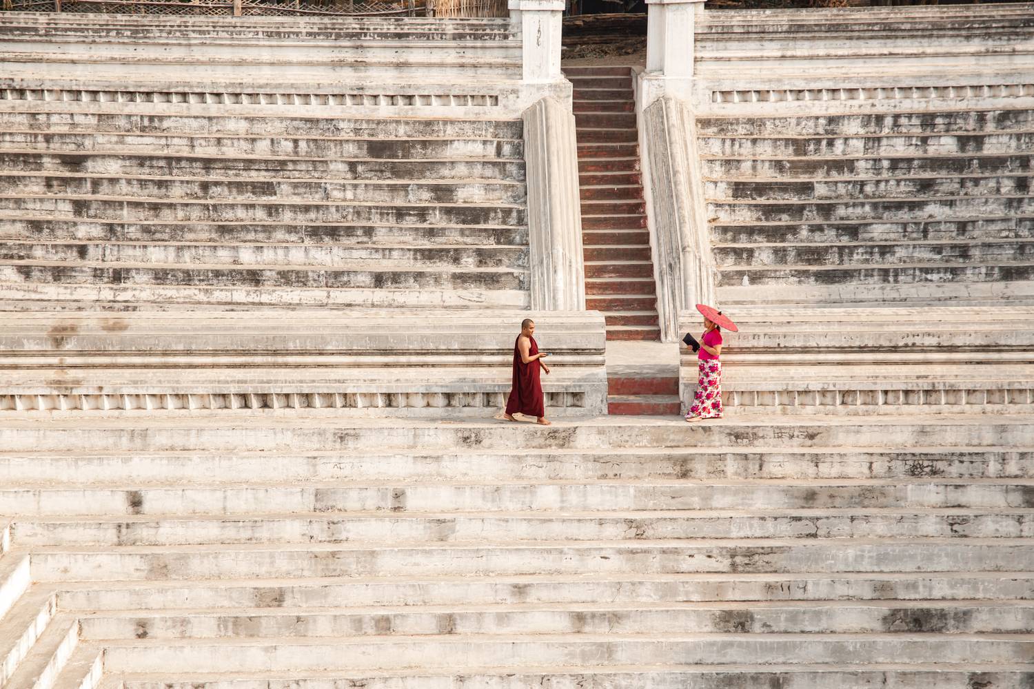 Tempel in Mandalay, Myanmar (Burma) od Miro May