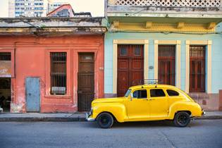 Yellow Oldtimer