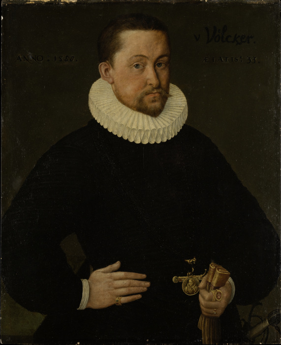 Portrait of Johann Philipp Völker od Mittelrheinischer Meister von 1588