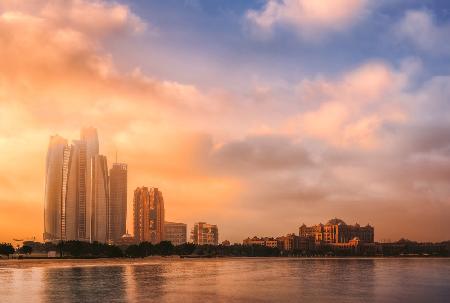 Etihad Towers &amp; Emirates Palace, Abu Dhabi, UAE