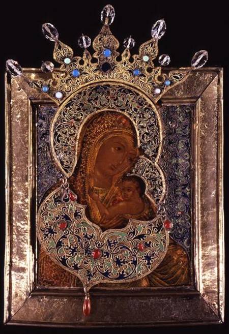 Icon of the Virgin the All Glorified od Moscow school